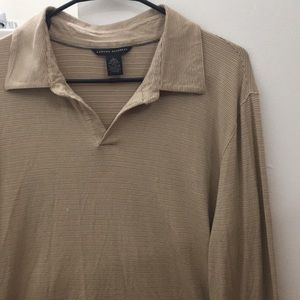 Banana Republic- Longsleeve Buttonless VNeck Shirt